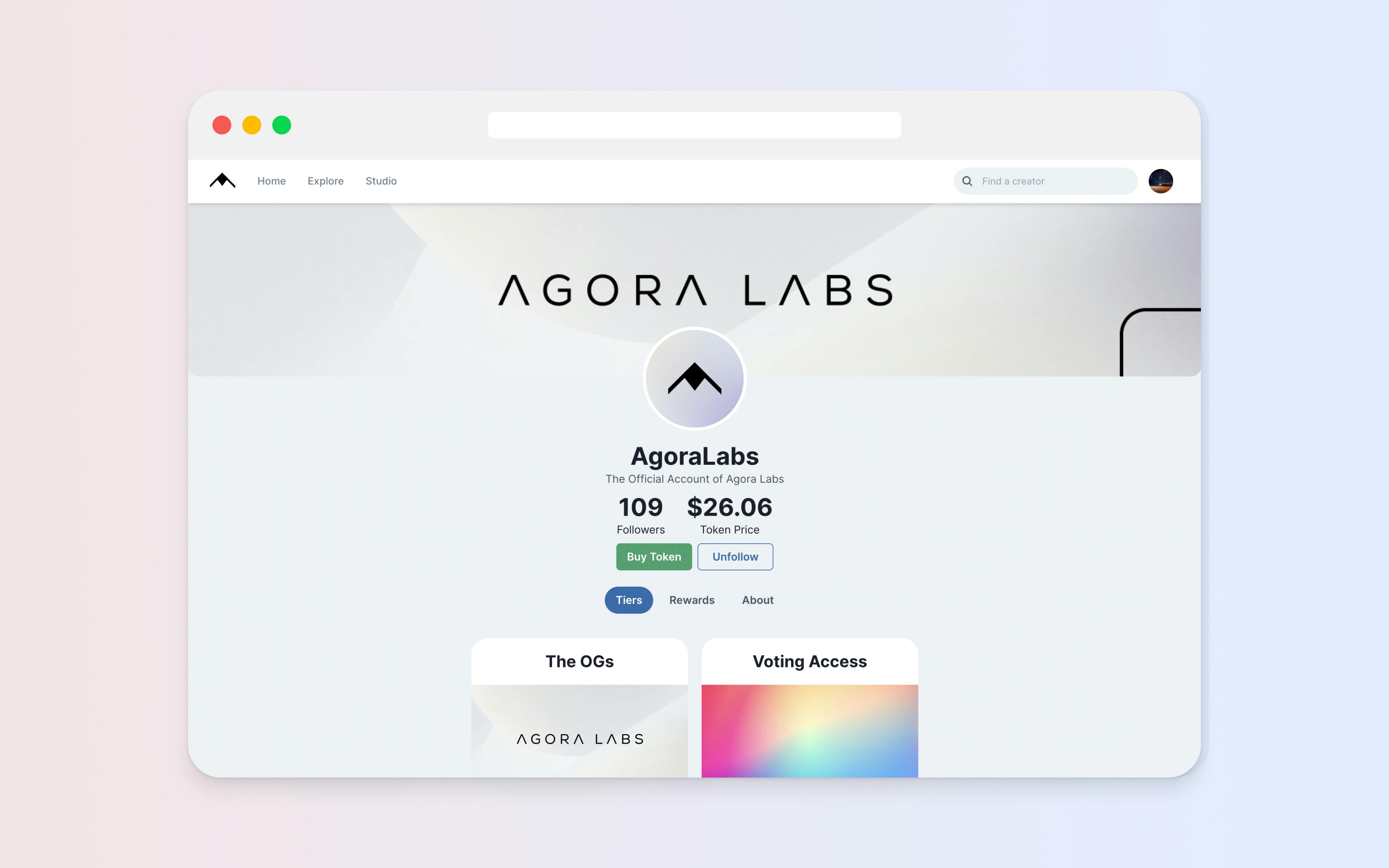 Agora Labs project cover image
